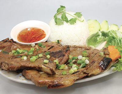 Pork Chop Over Rice